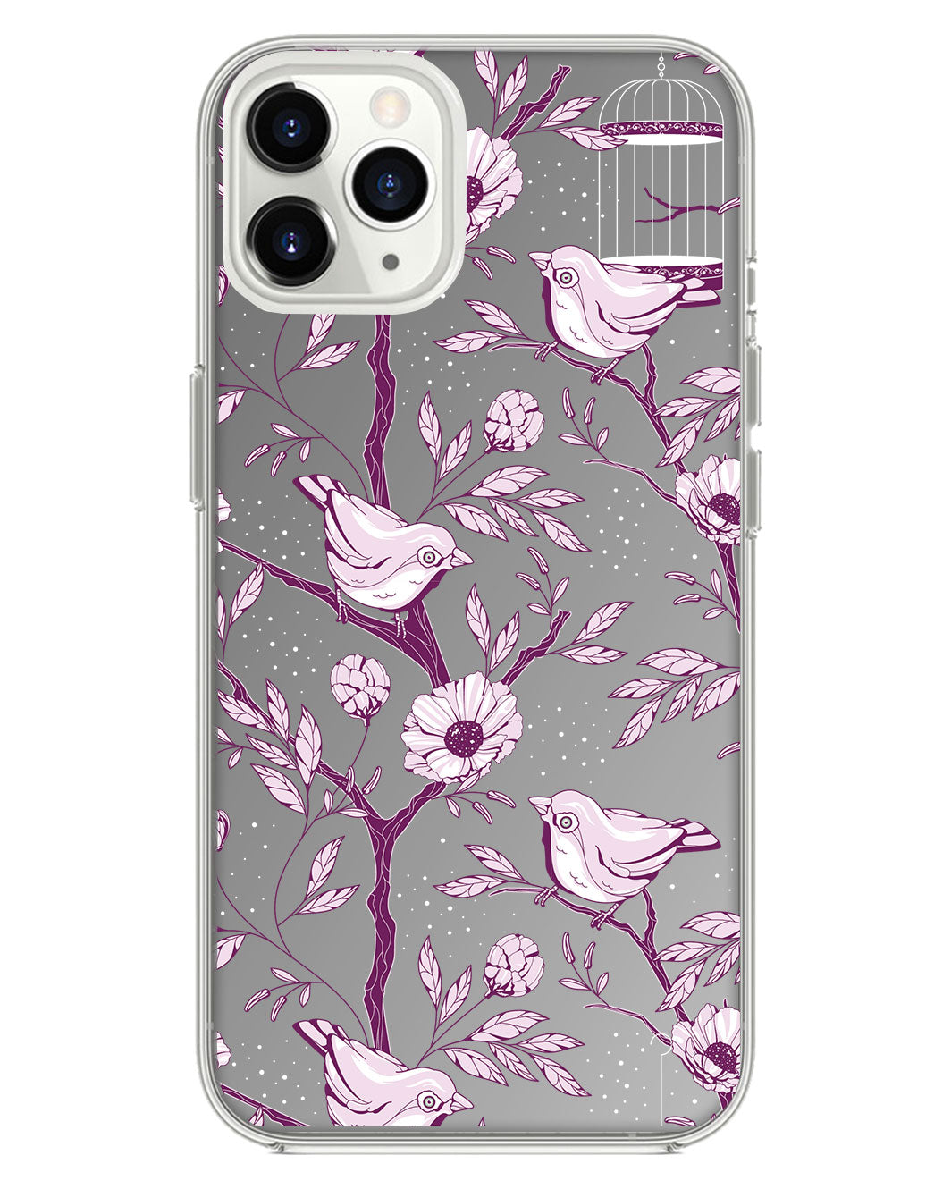 iPhone Mirror Grip Case - Lovebird Monochrome 5.0