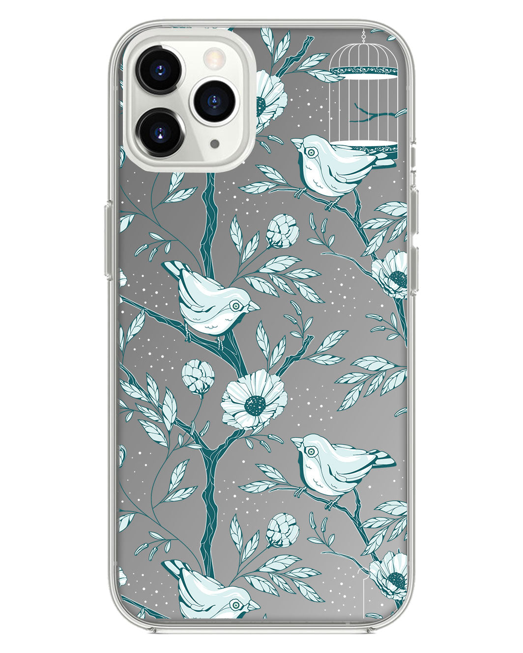 iPhone Mirror Grip Case - Lovebird Monochrome 6.0