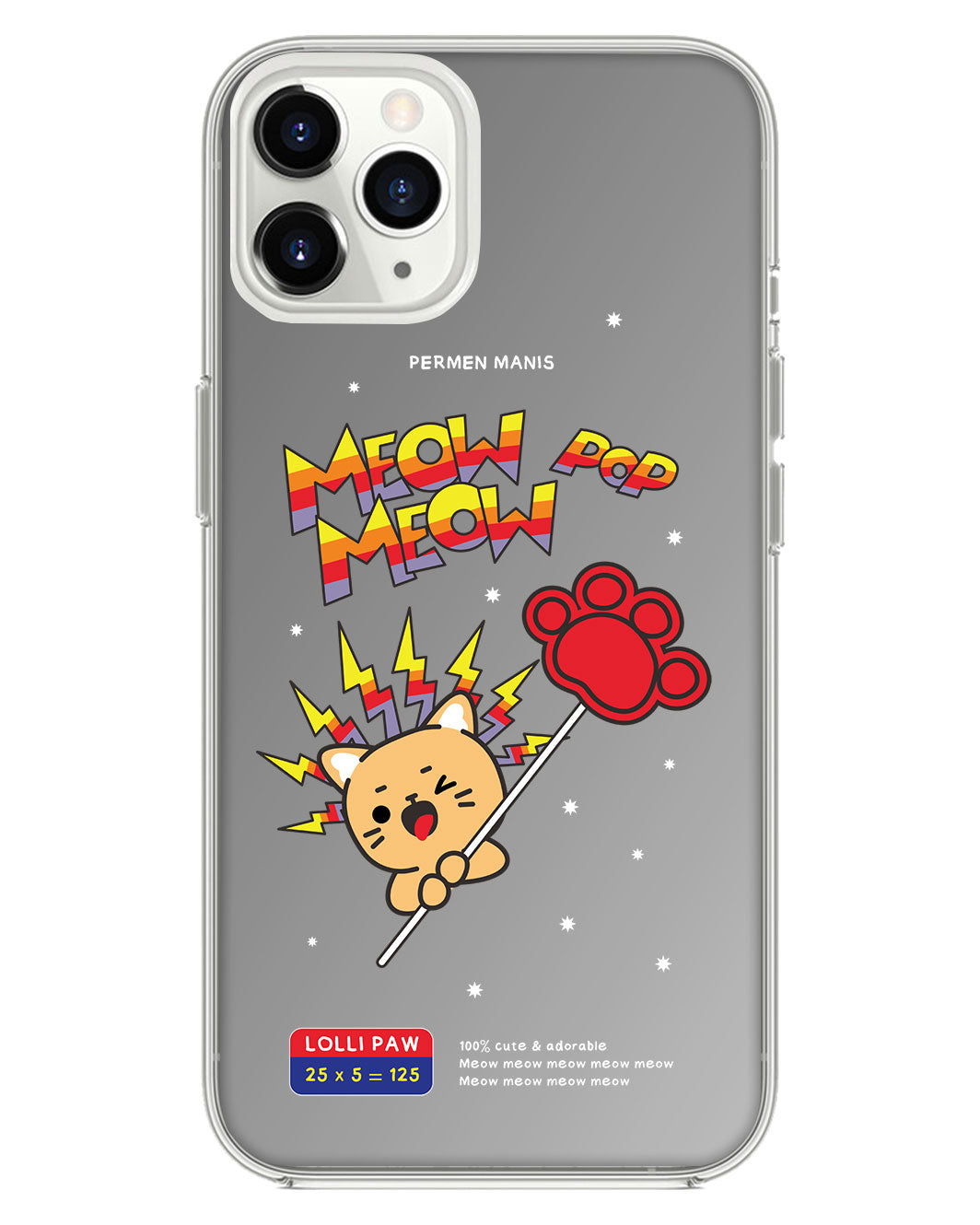 iPhone Mirror Grip Case - Meow Pop 2.0