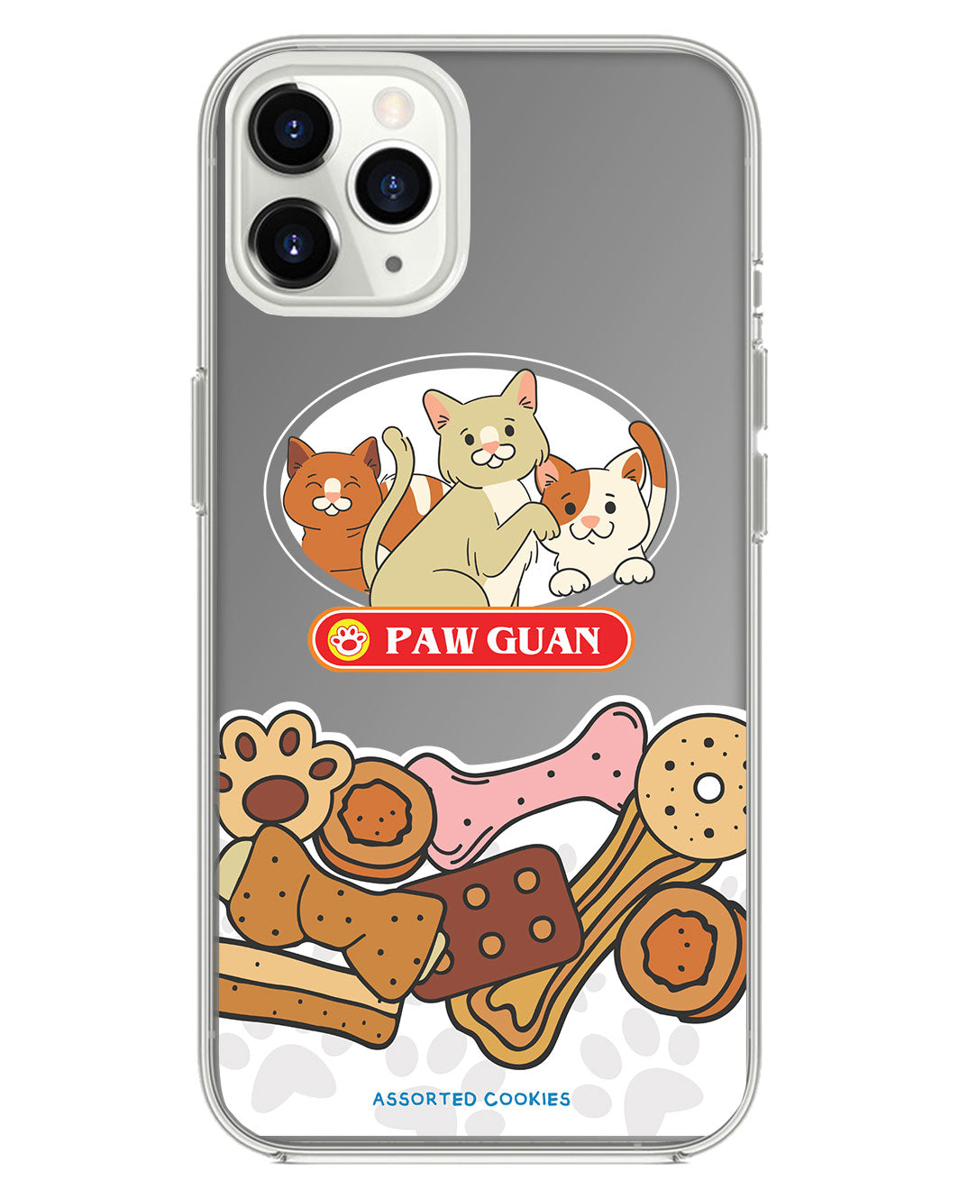 iPhone Mirror Grip Case - Pawguan Cat