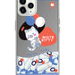 iPhone Mirror Grip Case - White Kitty