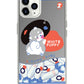 iPhone Mirror Grip Case - White Puppy