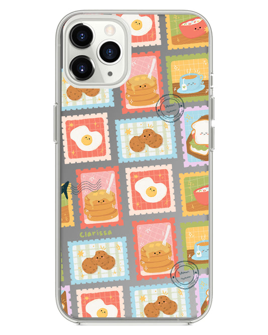 iPhone Mirror Grip - Breakfast Menu Stamps