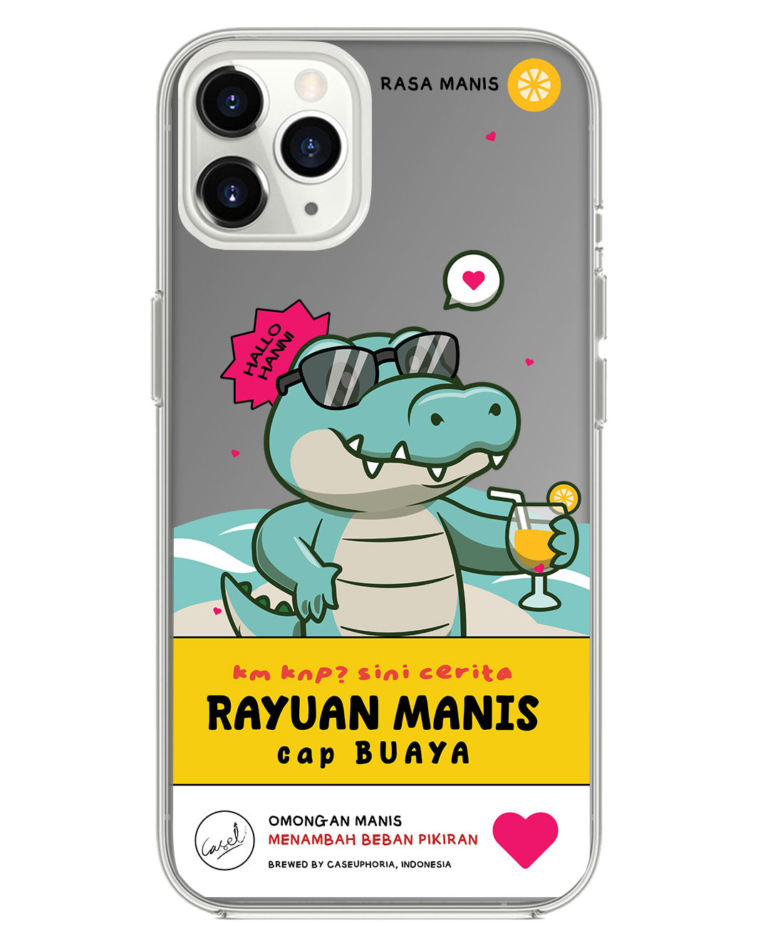 iPhone Mirror Grip - Cap Buaya