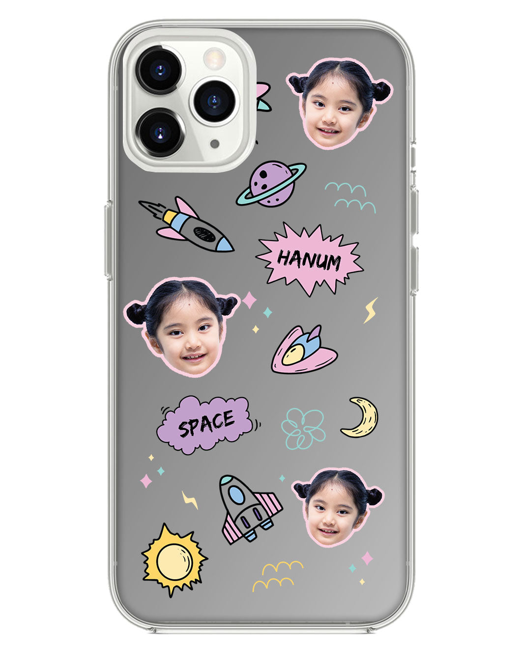 iPhone Mirror Grip - Face Grid Space