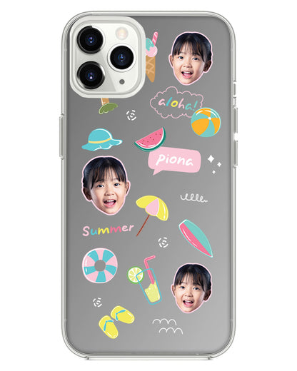 iPhone Mirror Grip - Face Grid Summer