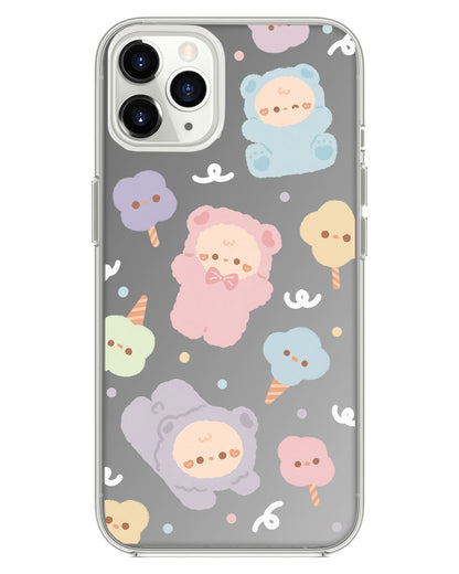 iPhone Mirror Grip - Cotton Teddy