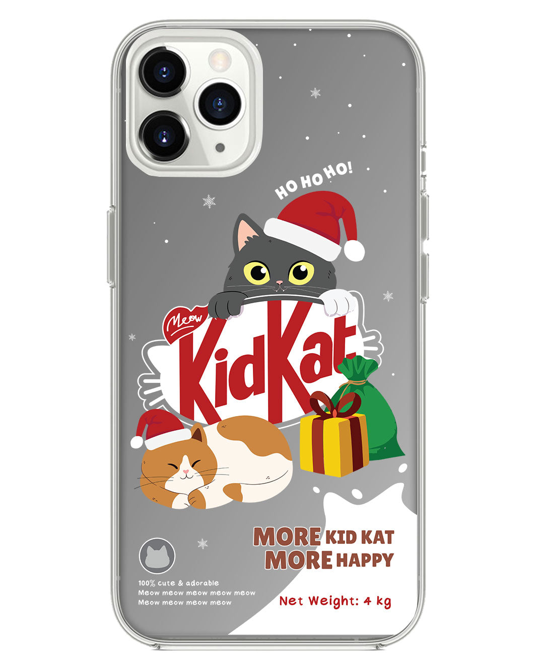 iPhone Mirror Grip Case - Kidkat Christmas