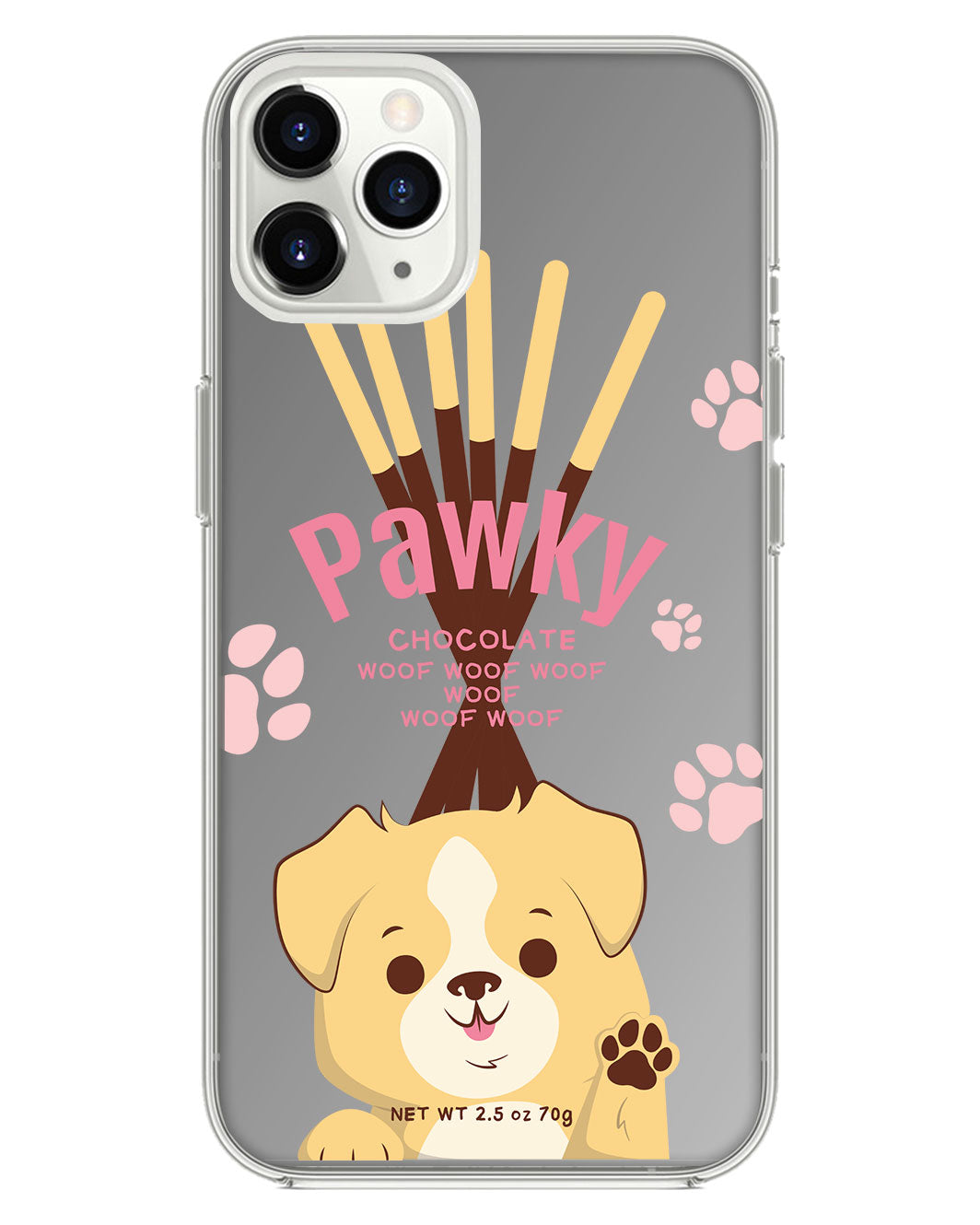 iPhone Mirror Grip Case - Pawky Dog