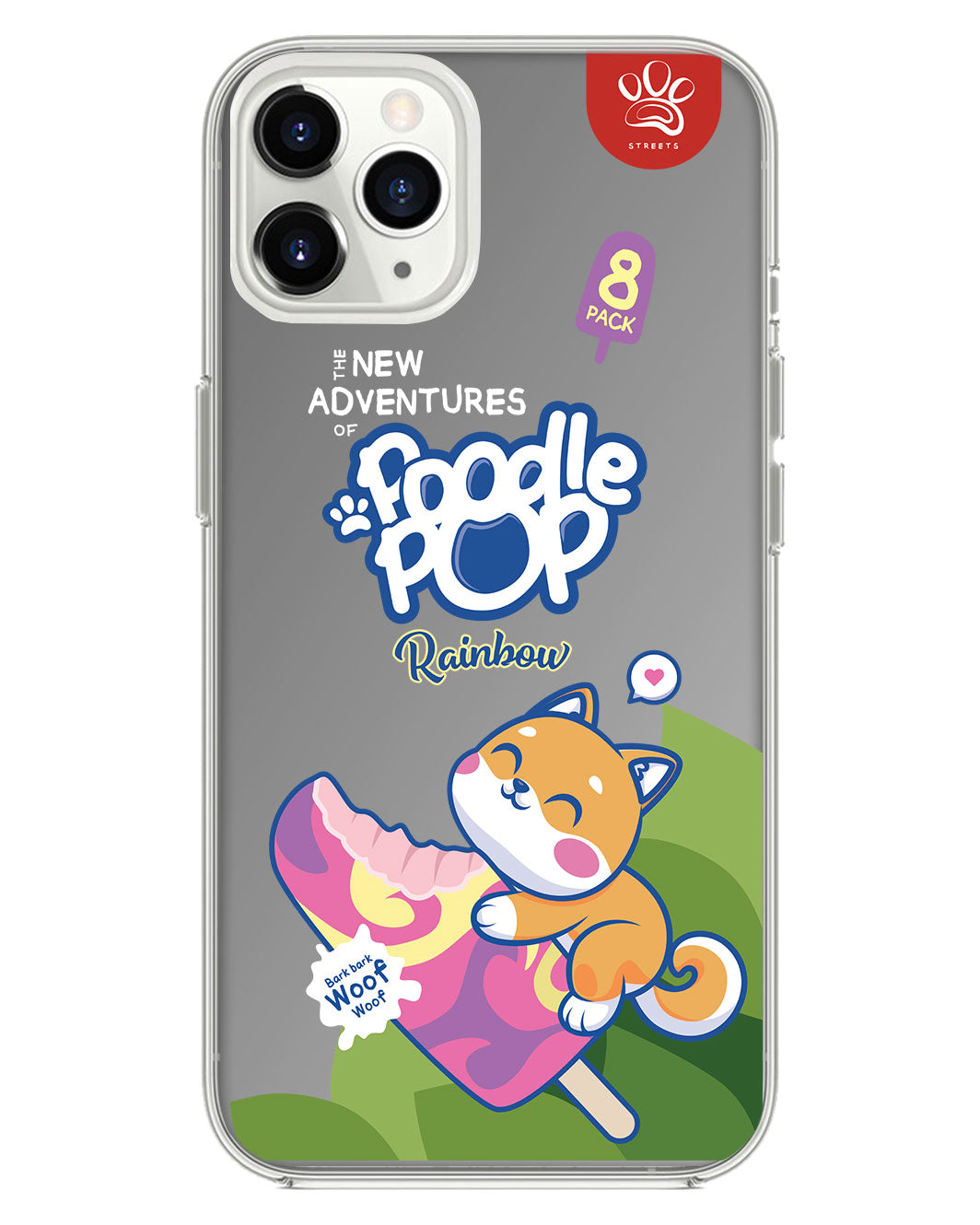 iPhone Mirror Grip Case - Poodle Pop