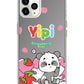 iPhone Mirror Grip Case - Yipi Strawberry Kiss