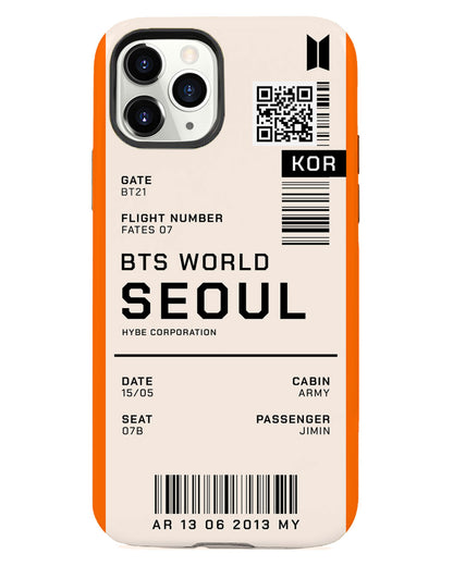 iPhone Rearguard Defender - BTS World Ticket