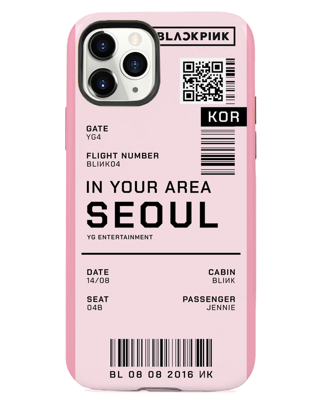 iPhone Rearguard Defender - Blackpink Ticket