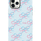 iPhone Rearguard Defender - Coquette Pink & Blue Bow