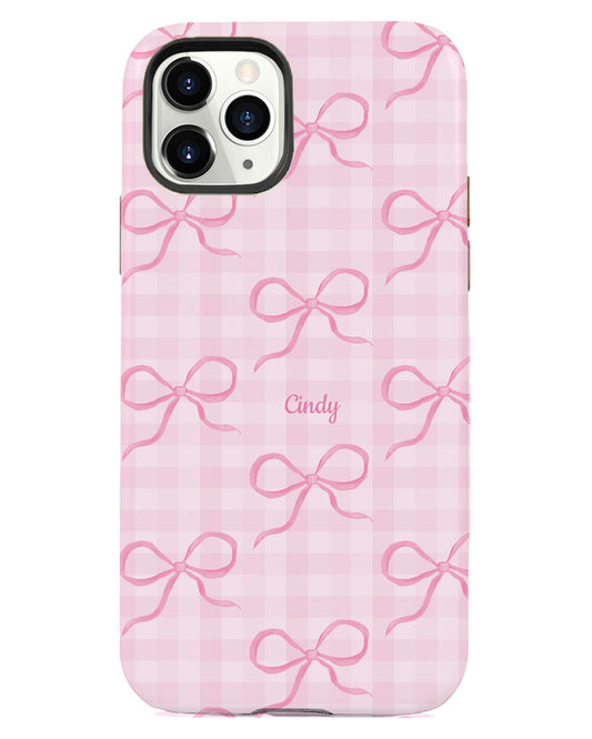 iPhone Rearguard Defender - Coquette Pink Bow