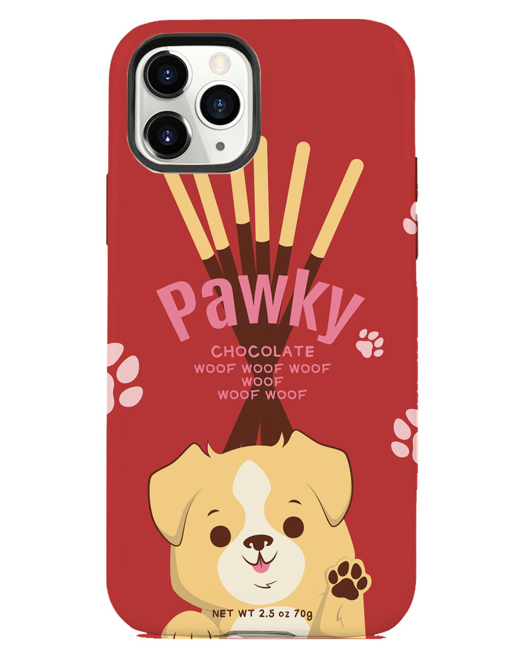 iPhone Rearguard Defender - Pawky Dog