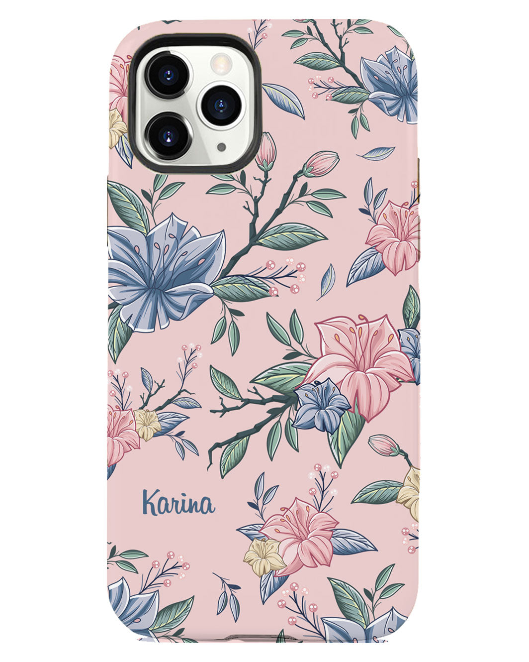 iPhone Rearguard Defender - Pink & Blue Florals