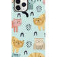 iPhone Rearguard Defender - Rainbow Meow