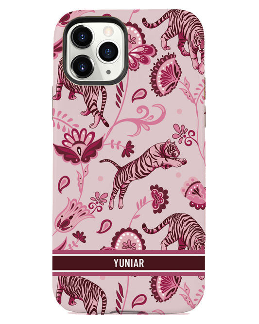 iPhone Rearguard Defender - Tiger & Floral 2.0