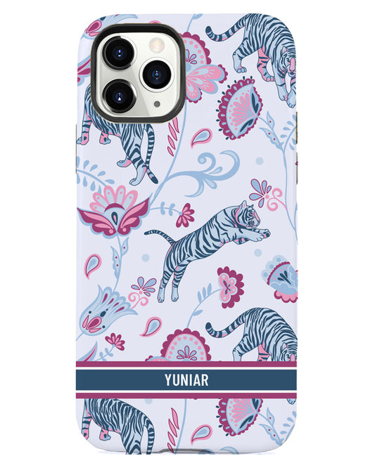 iPhone Rearguard Defender - Tiger & Floral 3.0