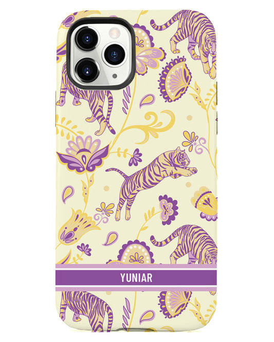 iPhone Rearguard Defender - Tiger & Floral 4.0