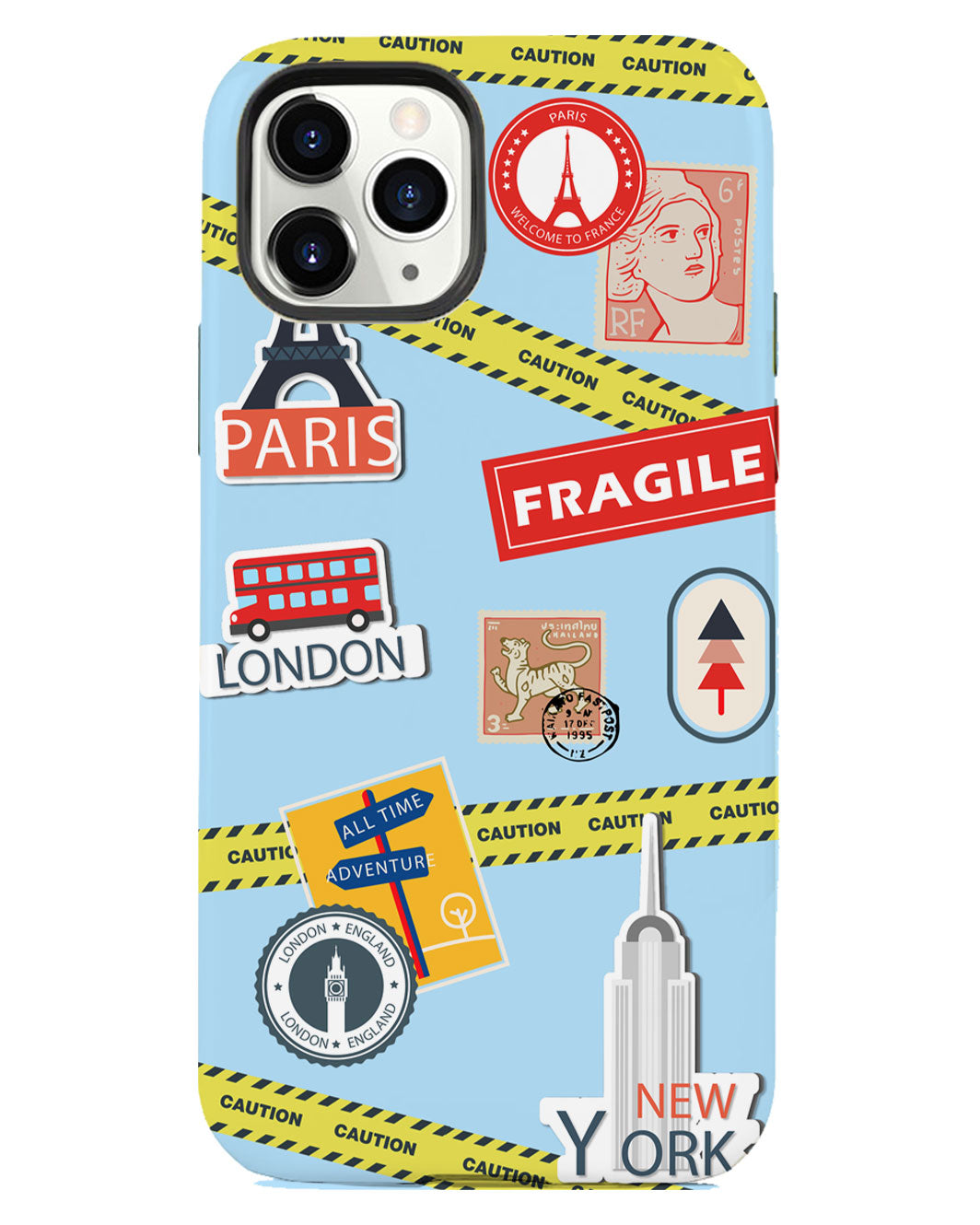 iPhone Rearguard Defender - Travel Stickers