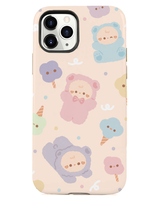 iPhone Rearguard Defender - Cotton Teddy