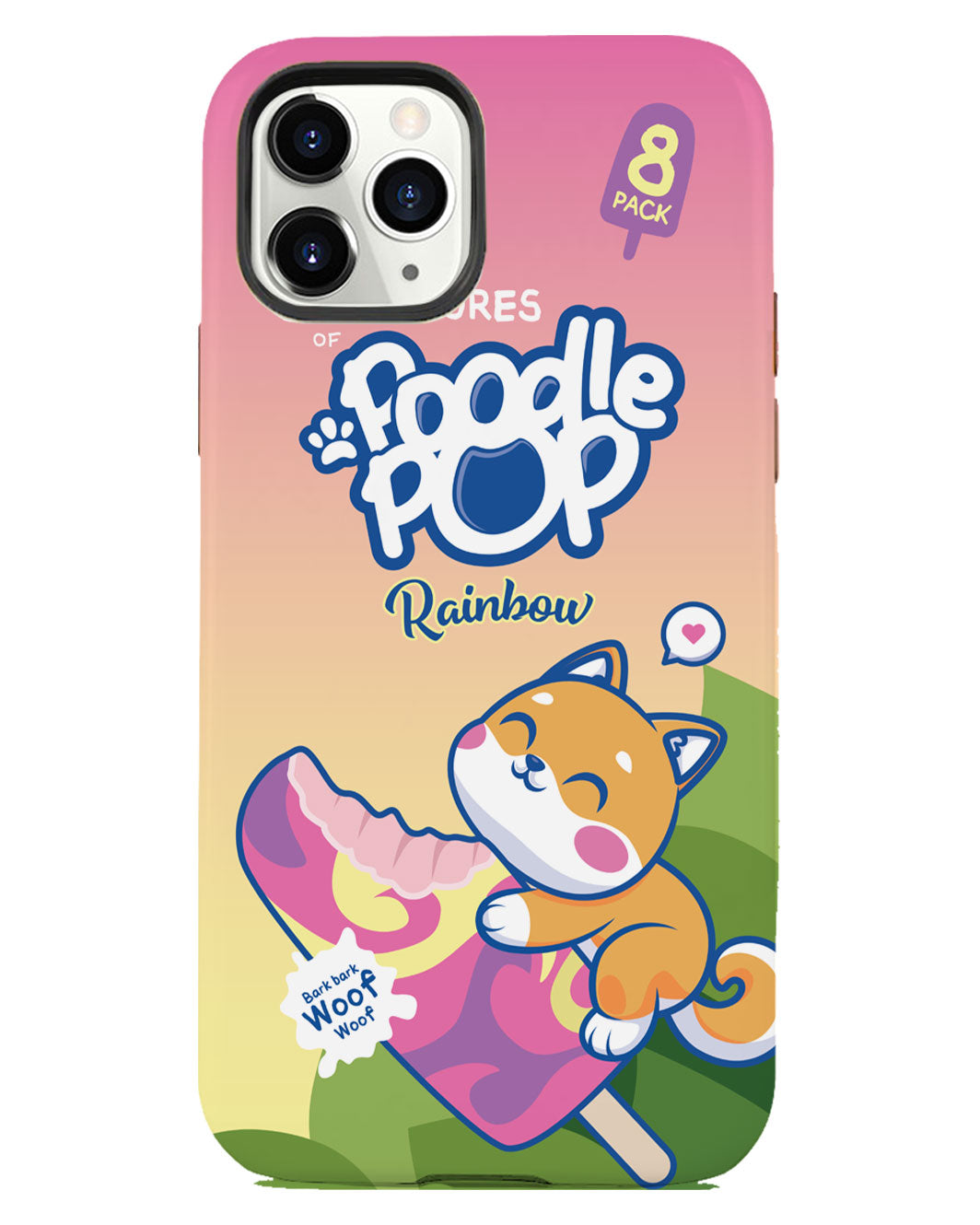 iPhone Rearguard Defender - Poodle Pop