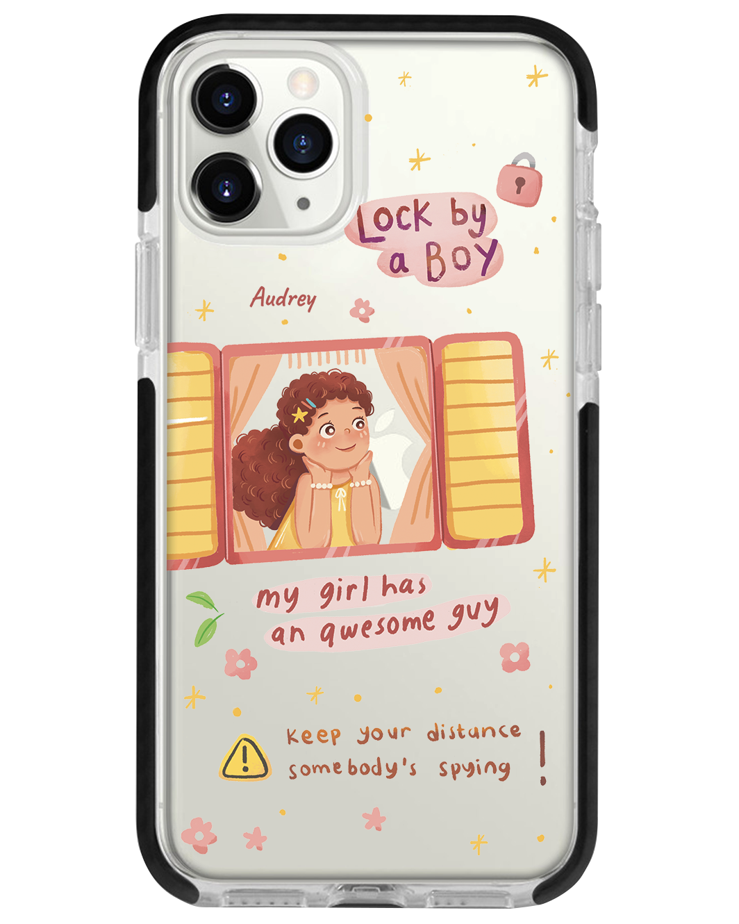 iPhone Rearguard Bumper -  Crush Girl (Couple Case)