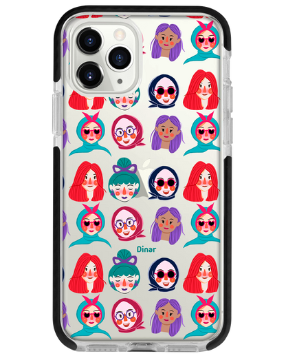 iPhone Rearguard Bumper - Cute Sweety Faces