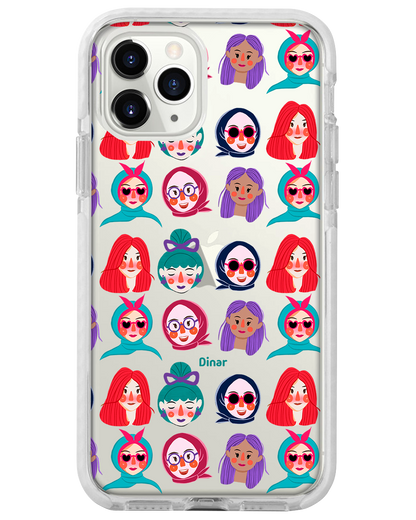 iPhone Rearguard Bumper - Cute Sweety Faces