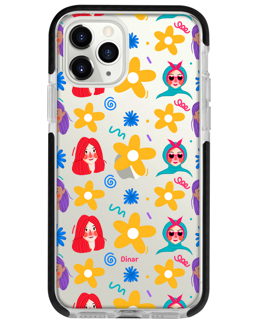 iPhone Rearguard Bumper - Daisy Faces