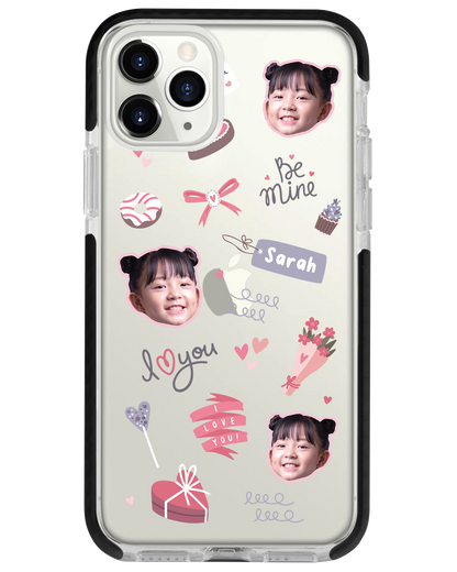 iPhone Rearguard Bumper -  Face Grid Kitty