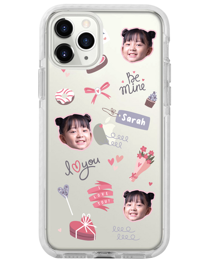 iPhone Rearguard Bumper -  Face Grid Kitty