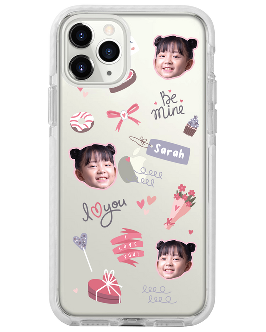 iPhone Rearguard Bumper -  Face Grid Kitty