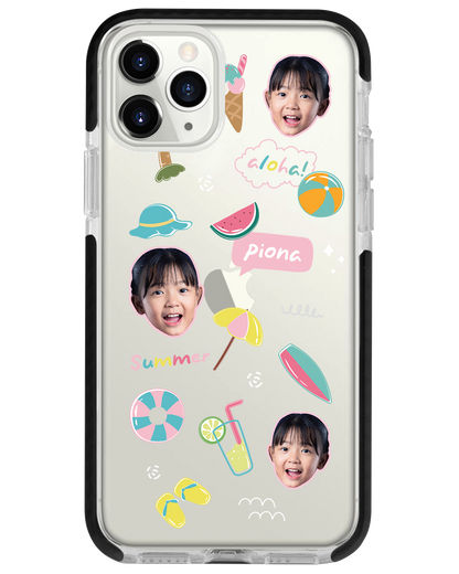 iPhone Rearguard Bumper -  Face Grid Summer