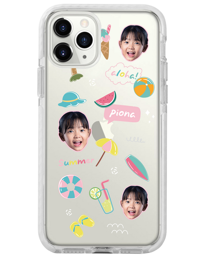 iPhone Rearguard Bumper -  Face Grid Summer