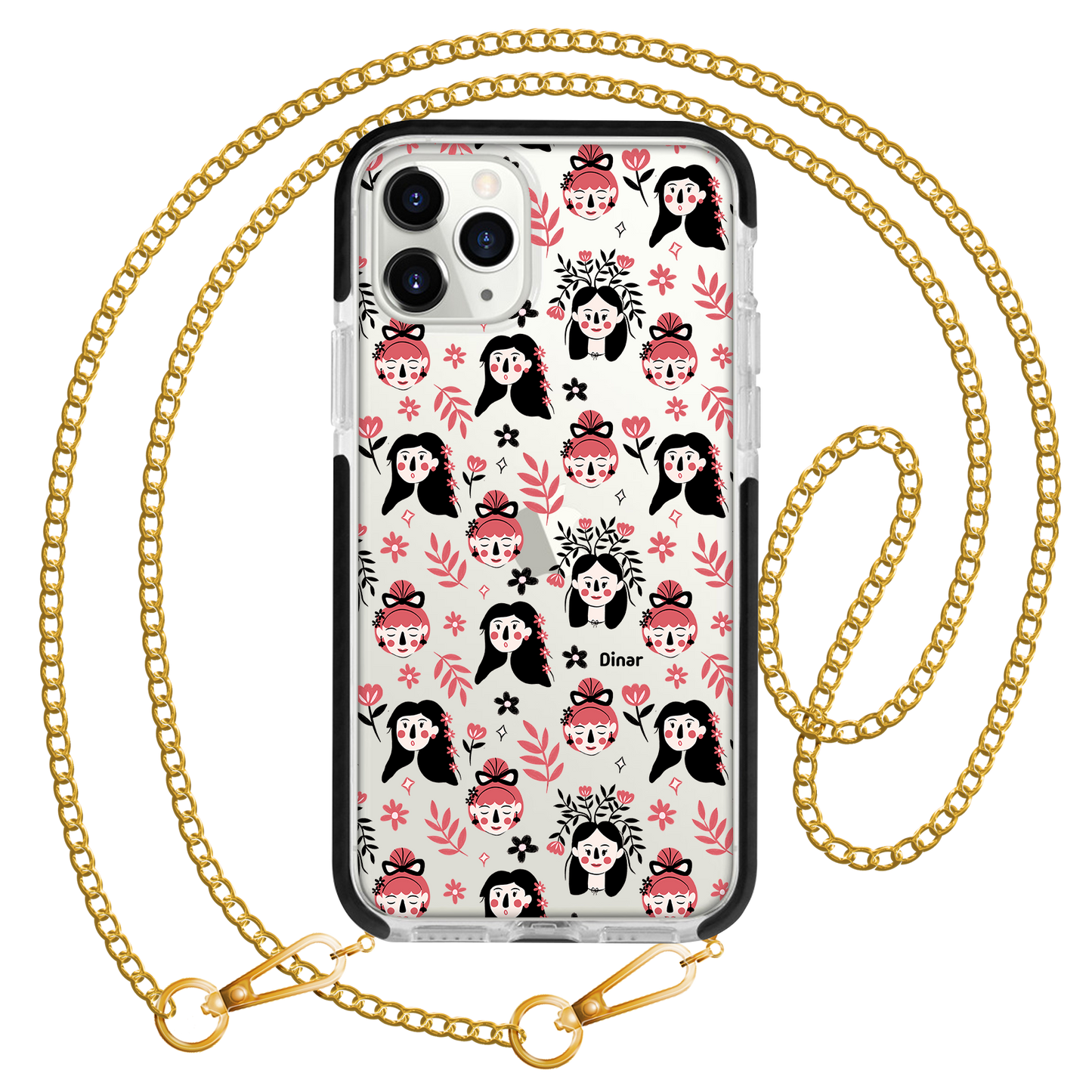 iPhone Rearguard Bumper - Flowery Faces