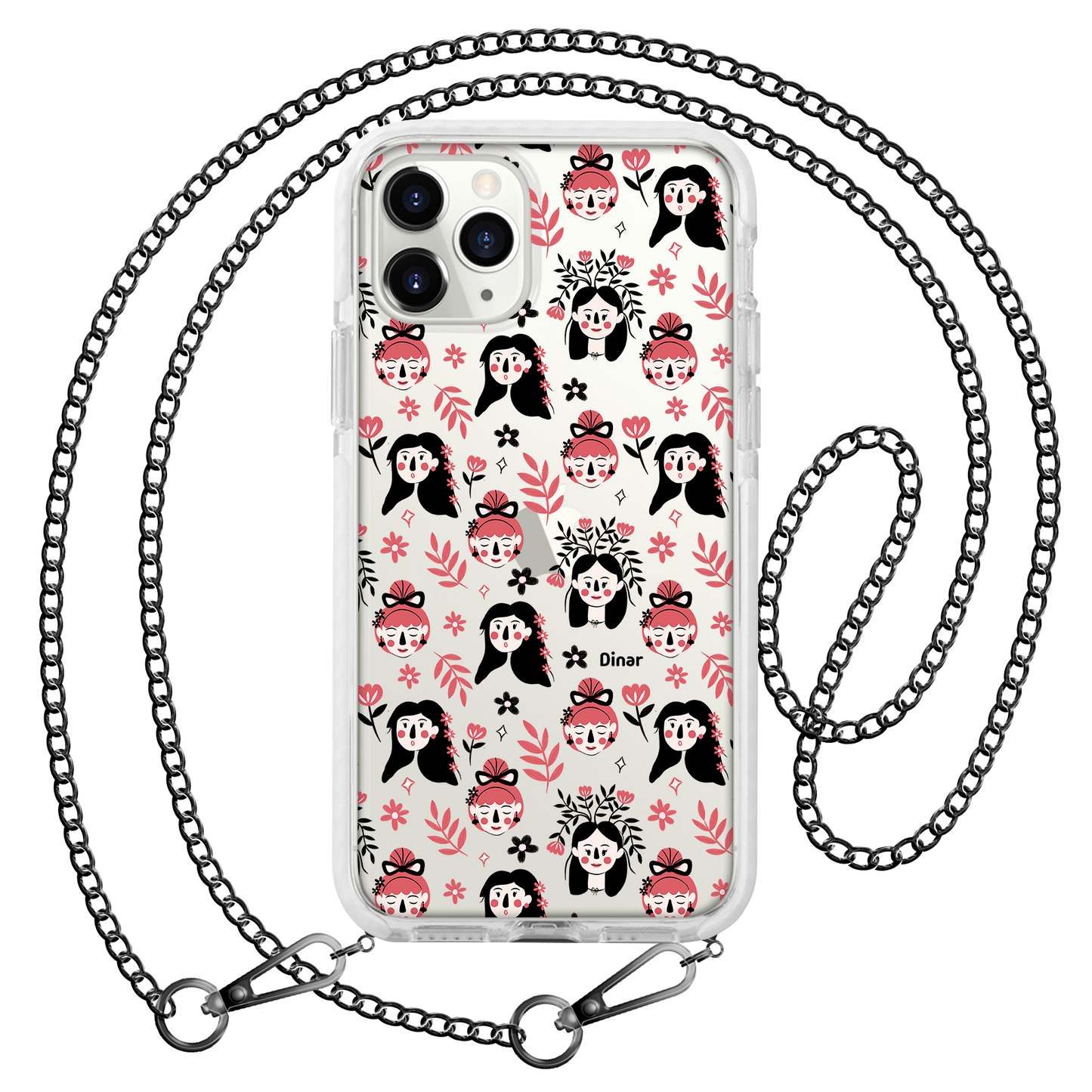 iPhone Rearguard Bumper - Flowery Faces