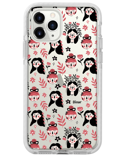 iPhone Rearguard Bumper - Flowery Faces