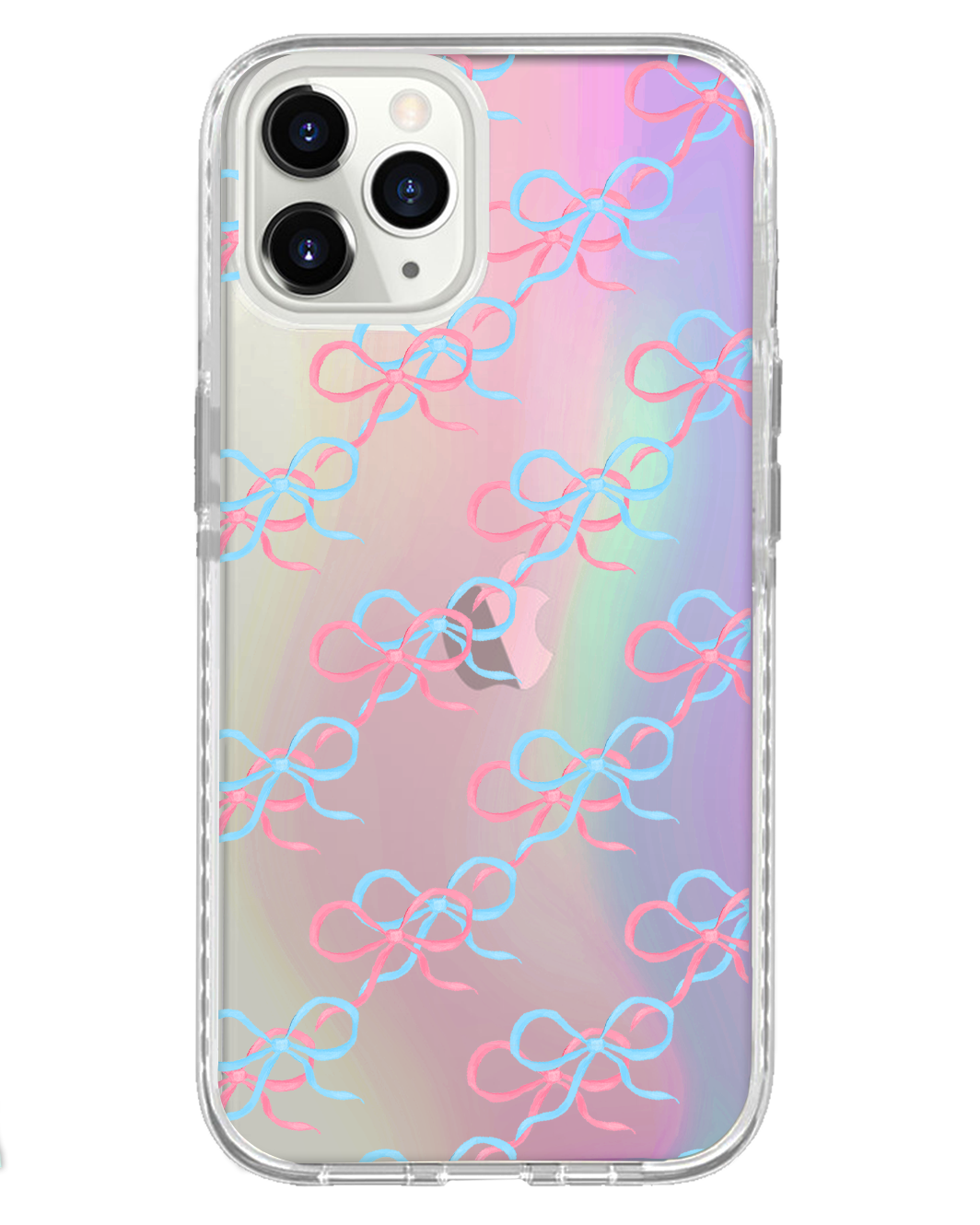 iPhone Rearguard Holo - Coquette Pink & Blue Bow