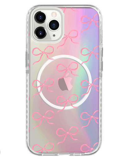 iPhone Rearguard Holo - Coquette Pink Bow
