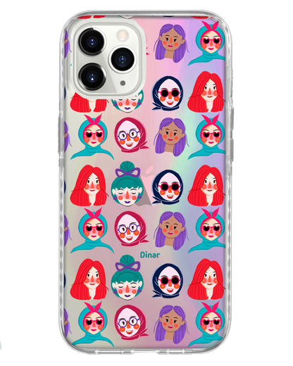 iPhone Rearguard Holo - Cute Sweety Faces