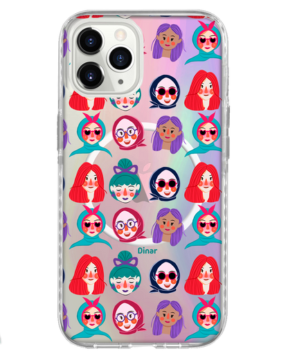 iPhone Rearguard Holo - Cute Sweety Faces