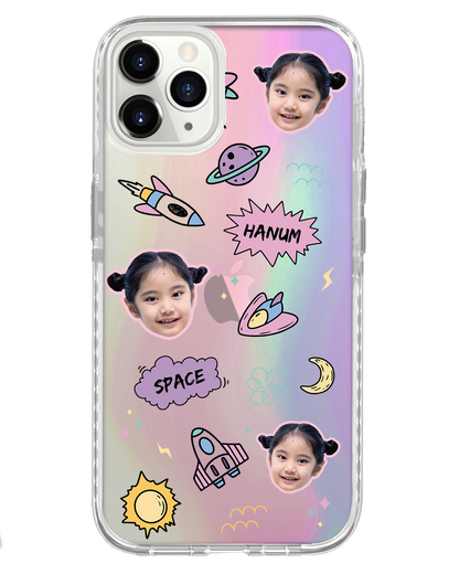 iPhone Rearguard Holo - Face Grid Space