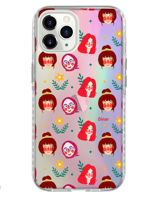 iPhone Rearguard Holo - Lovely Faces