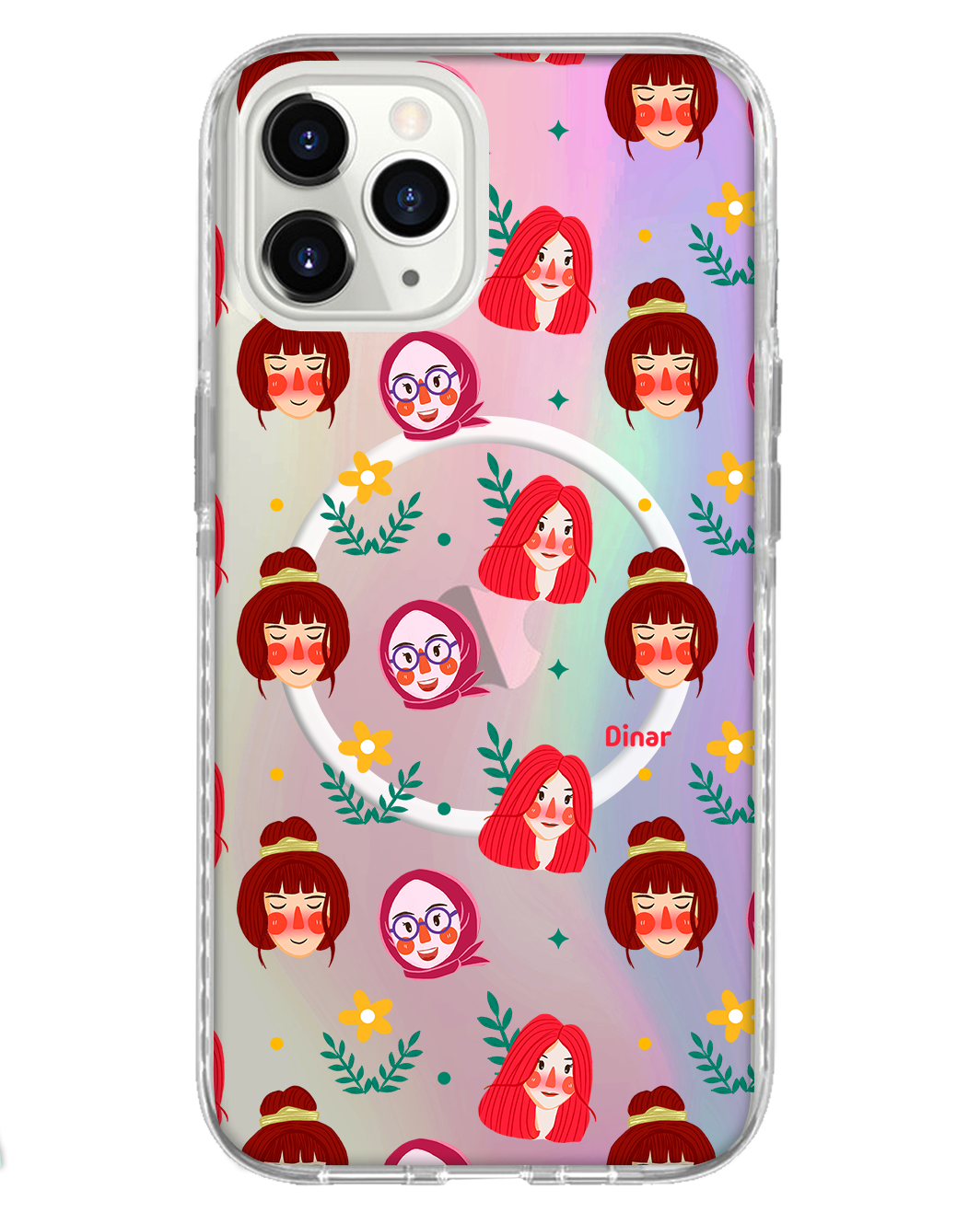 iPhone Rearguard Holo - Lovely Faces