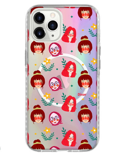 iPhone Rearguard Holo - Lovely Faces