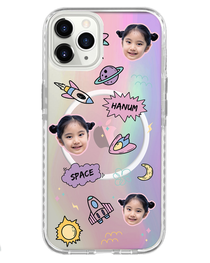 iPhone Rearguard Holo - Face Grid Space