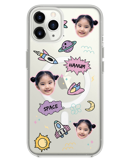 iPhone Rearguard Hybrid - Face Grid Space